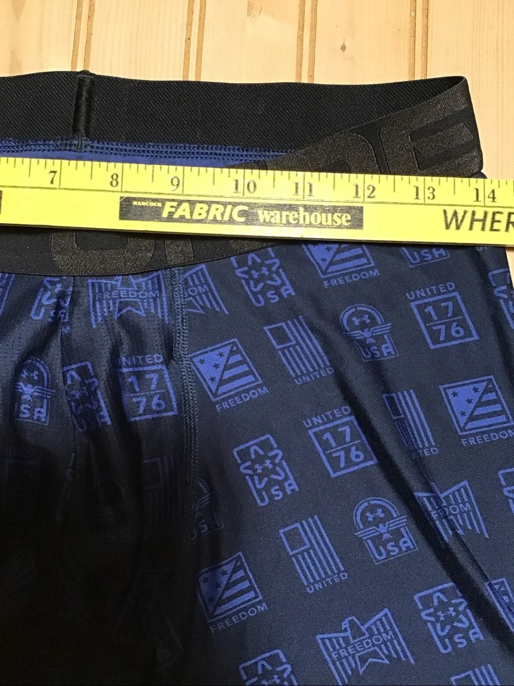 Under Armour Men’s The Tech Boxerjock Patriotic Blue & Black Flag Eagle Boxers